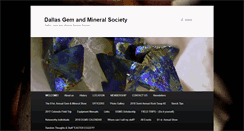 Desktop Screenshot of dallasgemandmineral.org
